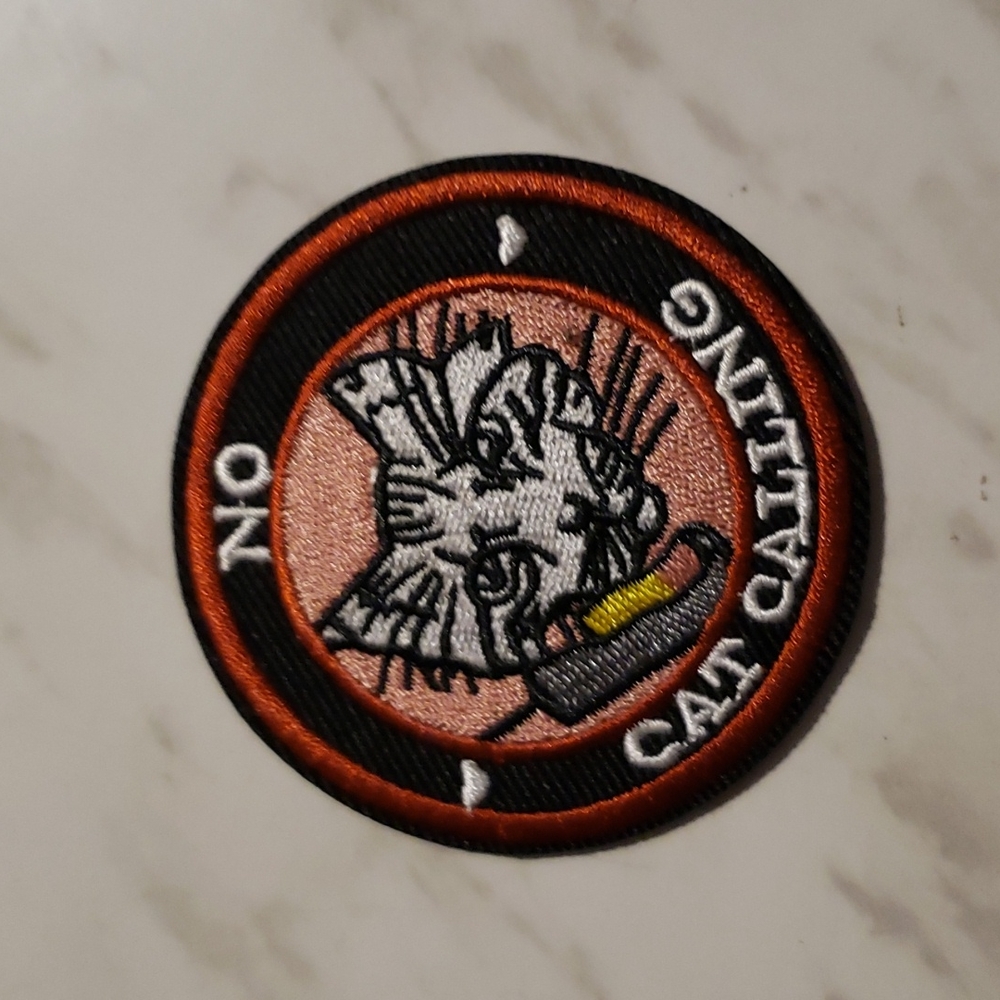 "No Cat Calling" Iron on Patch